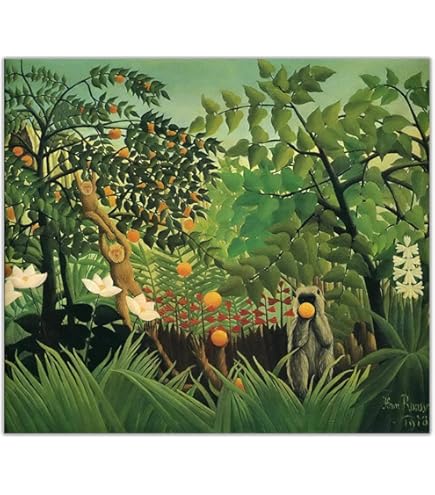 Amazon.co.jp: Henri Rousseauアンリ・ルソー素朴派の画家の作品